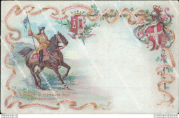 Ca144 Cartolina Militare Dragoni Di Piemonte Nizza Cavalleria Www1 Prima Guerra - Regimientos