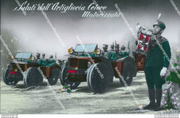 Ca179 Cartolina Militare Saluti Dall'artiglieria Celere Motorizzata Www1 1guerra - Regimientos