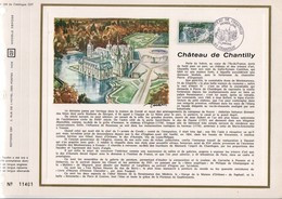 1969 DOCUMENT FDC CHATEAU DE CHANTILLY OISE - Documents De La Poste