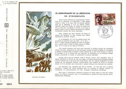 DOCUMENT FDC 1969 25 ANS LIBERATION DE STRASBOURG - 1960-1969