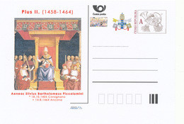 Rep. Ceca / Cart. Postali (Pre2014/34) Papa Pio II (1458-1464); Enea Silvio Bartolomeo Piccolomini (1405-1464) - Pausen
