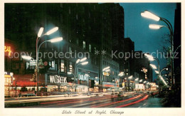 73716572 Chicago_Illinois State Street At Night - Sonstige & Ohne Zuordnung