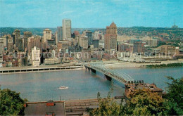 73716554 Pittsburgh Downtown Monongahela River And Smithfield Bridge Pittsburgh - Andere & Zonder Classificatie