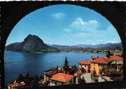 13978511 LUGANO_Lago_di_Lugano_TI Panorama Blick Zum Monte San Salvatore - Otros & Sin Clasificación