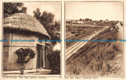 R134491 Canvey On Sea. The Old Dutch Cottage. The Sea Wall. Looking East. Photoc - Welt