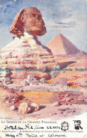 R136126 Le Sphinx Et La Grande Pyramide. Jaronek Peint. P. Dittrich - Welt