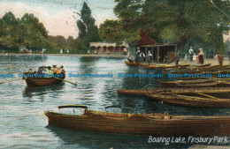 R134978 Boating Lake. Finsbury Park. J. W. B. Series No. 307. Commercial Series. - Welt