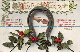 R134520 A Joyful Xmas. I Hope That This Glad Christmastide - Monde
