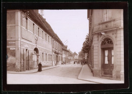 Fotografie Brück & Sohn Meissen, Ansicht Oederan, Chemnitzer Strasse (Spiegelverkehrt)  - Lieux