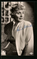 AK Schauspielerin Luise Ullrich In Der Erste Frühlingstag, Mit Original Autograph  - Acteurs