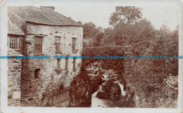 R135005 Building. Waterfall. Unknown Place. Old Photography. Postcard - Monde