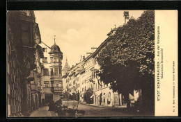 AK Schaffhausen, Aus Der Vordergasse Mit Wohnhäusern  - Sonstige & Ohne Zuordnung