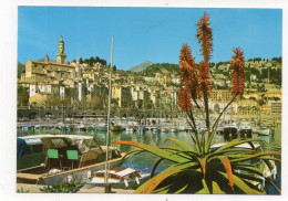 06 - MENTON - Le Port Et La Vieille Ville - 1987(L199) - Menton