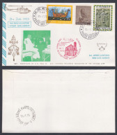 Vatican City 1975 Private Cover Pope Paul VI, Castel Gandolfo, Papal Helicopter Flight, Aircraft Christianity, Christian - Lettres & Documents