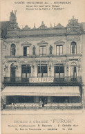 Asnières (92 Hauts De Seine) Devanture Café Du Commerce Paillette 19 Rue De Normandie - Publicité Huile Furor Automobile - Asnieres Sur Seine