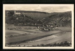AK Neckarmühlbach, Blick über Den Ort Auf Schloss Guttenberg  - Other & Unclassified