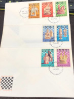 VIET  NAM ENVELOPE-F.D.C STAMPS-(1983 CO QUOC TE- CHESS ) 2pcs ENVELOPE Good Quality - Vietnam