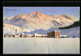 AK Andermatt, Der Tiefverschneite Ort Mit Blick Auf Die Berge  - Andermatt