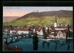 AK Stein Am Rhein, Ortsansicht übers Wasser  - Stein Am Rhein