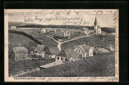 AK Tannenbergsthal I. Vogtl., Ortspartie Mit Kirche  - Sonstige & Ohne Zuordnung