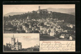 AK Königstein I. Taunus, Villa Andreae, Burgruine  - Taunus