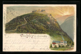 Lithographie Inselsberg Bei Sonnenaufgang, Berg Mit Gesicht / Berggesichter  - Other & Unclassified