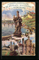 Künstler-AK Würzburg, 54. Generalversammlung Der Katholiken Deutschlands 1907, PP15 C139, Ganzsache Bayern  - Andere & Zonder Classificatie