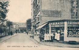 Asnières (92 Hauts De Seine) Rue D'Anjou - édit. EM N° 4253 - Asnieres Sur Seine
