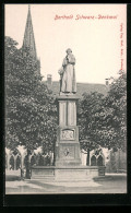 AK Freiburg I. Br., Berthold Schwarz-Denkmal  - Freiburg I. Br.