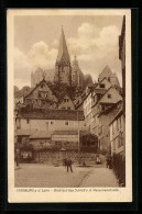AK Marburg A. D. Lahn, Blick Auf Das Schloss V. D. Kasernenstrasse  - Marburg