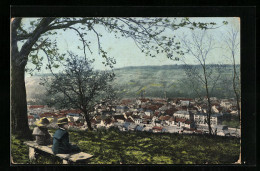 AK Lörrach, Ortsansicht Aus Der Vogelschau  - Lörrach