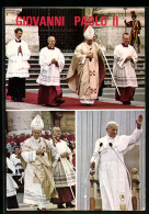 AK Papst Johannes Paul II. Im Weissen Ornat Mit Ferula Und Mitra  - Popes