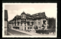 AK Badenweiler /Südl. Schwarzwald, Strassenpartie Beim Schwarzwald Hotel  - Badenweiler