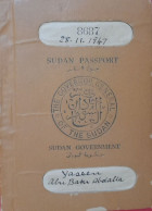 Ancien Passeport Soudanais Daté De 1947, Signé Par Le Gouverneur Général Britannique, Charles Edward... - Historical Documents