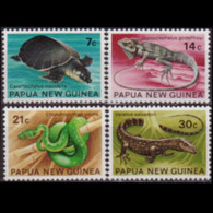 PAPUA NEW GUINEA 1972 - Scott# 344-7 Reptiles Set Of 4 MNH - Papúa Nueva Guinea