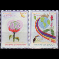 PANAMA 2001 - Scott# 884-5 Children Art Set Of 2 MNH - Panama