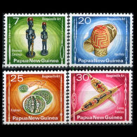 PAPUA 1976 - Scott# 429-32 Local Art Set Of 4 MNH - Papúa Nueva Guinea