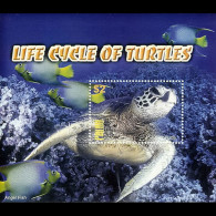PALAU 2004 - Scott# 747 S/S Sea Turtle MNH - Palau