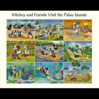 PALAU 1994 - Scott# 340 Sheet-Disney MNH - Palau