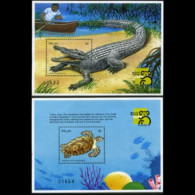 PALAU 1999 - Scott# 496-7 S/S Wildlife MNH - Palau