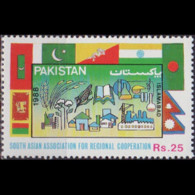 PAKISTAN 1988 - Scott# 701 SAARC Summit 25r MNH - Pakistan