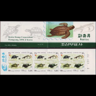 NORTH KOREA 1998 - Scott# 3811f Booklet-Reptiles MNH - Corea Del Nord