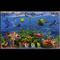 PALAU 1995 - Scott# 373 Marine Life Set Of 4 MNH - Palau