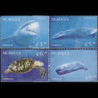 NICARAGUA 2000 - Scott# 2332-5 Marine Life Set Of 4 MNH - Nicaragua