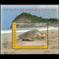 NICARAGUA 2005 - Scott# 2464 S/S Turtle MNH - Nicaragua