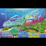 NEW CALEDONIA 2005 - Scott# 964 S/S Sharks LH - Other & Unclassified