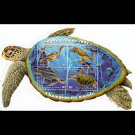 NEW CALEDONIA 2002 - Scott# 899e S/S Turtles MNH - Altri & Non Classificati