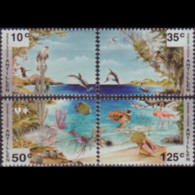 NETH.ANTILLES 1994 - Scott# 727-30 Wildlife Set Of 4 MNH - Curazao, Antillas Holandesas, Aruba