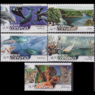 MEXICO 2005 - Scott# 2456/61 Wildlife 1-6.5p MNH - Mexiko