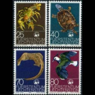 LIECHTENSTEIN 1976 - Scott# 583-6 WWF-Wildlife Set Of 4 MNH - Ungebraucht